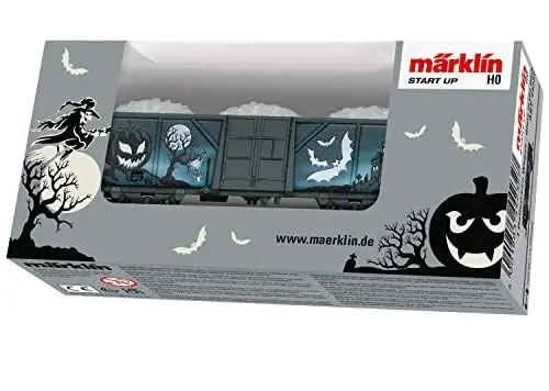 Produktbild: Märklin Start up 44232 - Halloween Wagen - Glow in The Dark Spur H0, Güterwagen