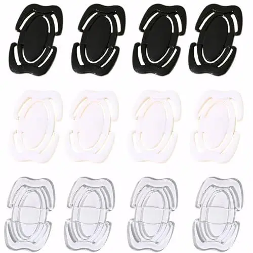 Produktbild: MAEXUS 12 Stück BH Träger Clip, BH Clips für BH Träger Rücken, Stabilen BH Träger, für BH Klammer Rücken, für Brautkleider, Fitnesssport, Verhindern Schultergurte Rutschen