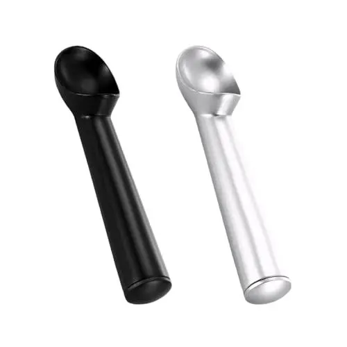 Produktbild: MAEXUS® Eisportionierer Aluminium, 2 Stück EislöFfel Portionierer Einteiliges Design, Eiskugelportionierer Antihaftbeschichteter, Ice Cream Scoop für Kartoffelpüree, Eiscreme, Sahne