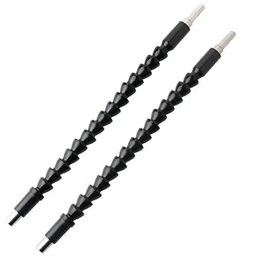 Produktbild: MAEXUS Flexible Leistungs Bits Bohrer Verlängerung Shaft Extension Bits Schraubendreher für Verbinden Fahrt Welle Spitze Bohren Bit Einstelle, 295mm, 2 Stück