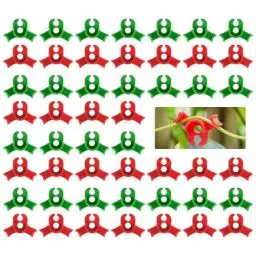 Produktbild: MAEXUS® Pflanzen Clips, 50 Stück Lst Clips Pflanzen Grow ZubehöR, Low Stress Training Clips Pflanzenclips für Tomatenpflanzen, Pflanzenbieger Clips für Gartenarbeit