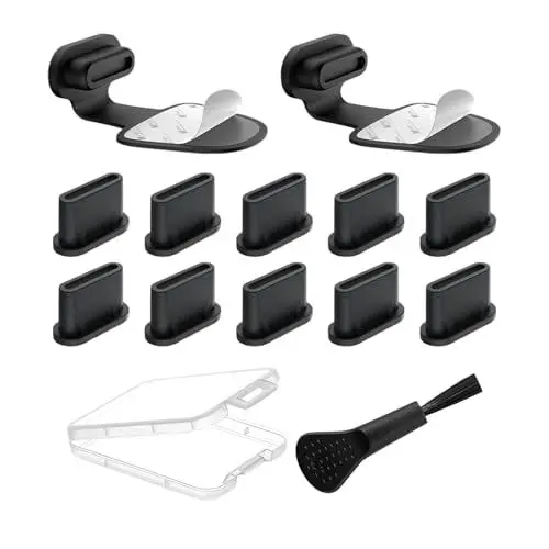 Produktbild: MAEXUS® USB C Staubschutz StöPsel FüR Handys<strong>13 StüCk:</strong> Staubschutz USB C Port Abdeckung StöPsel, Ladebuchse Schutz, Anti-Staub StöPsel füR Das Iphone 15 Pro Google Samsung Galaxy Staubschutzkappe
