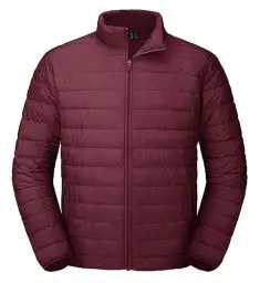 Produktbild: MAGCOMSEN Herren Winter Pufferjacke Leicht Sport Steppjacke Outdoor Wasserdicht Funktionsjacke Herren Warme Trekkingjacke Gefüttert Jagd Angeln Jacke Weinrot XL