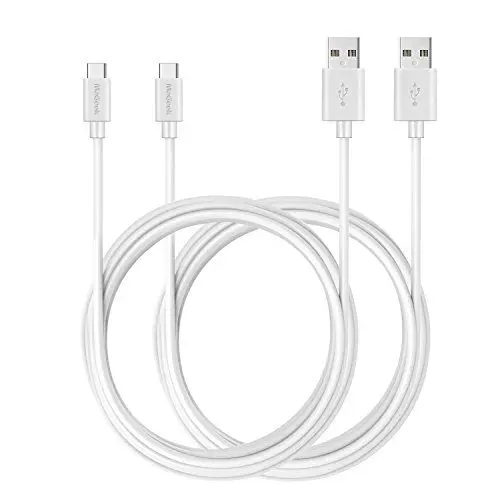 Produktbild: MaGeek USB-Kabel Typ C auf USB 2.0 (2 Stück, 3,0 m) extra lange Daten und Ladekabel für Samsung Galaxy S8, S8 Plus, Nexus 6P, LG G6, New MacBook, Google Pixel XL, OnePlus und Plus (weiß)