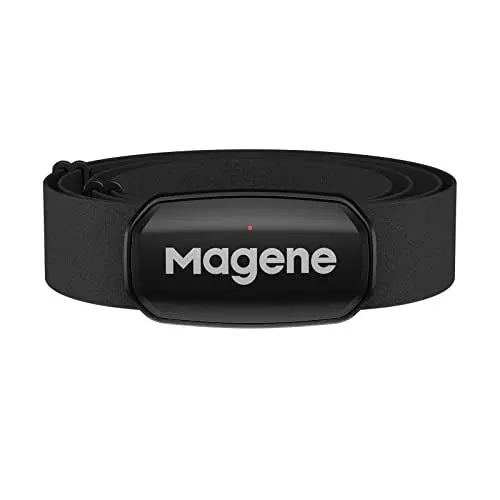 Produktbild: Magene H303 Pulsmesser Brustgurt HRM Fitness Tracker IP67 wasserdichte Unterstützung Bluetooth 4.2 und ANT+, Kompatibel Wahoo, Zwift, Strava