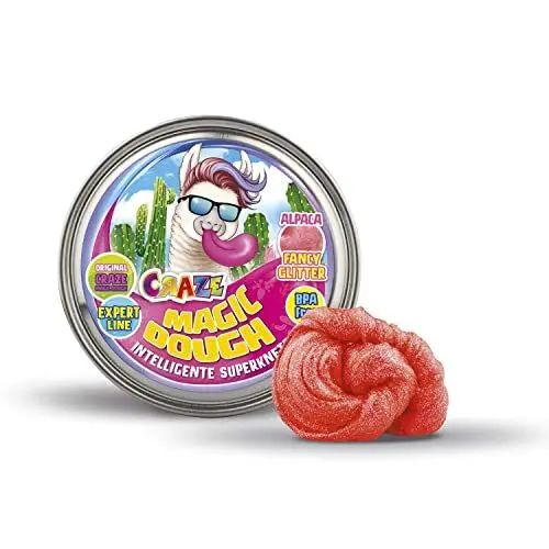 Produktbild: Magic Dough Chamäleon - Intelligente Knete Kinder , Superknete in 80g Dose , Glutenfreie Knete sortiert geliefert