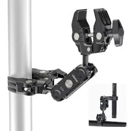 Produktbild: Magic Arm mit Super Clamp, ULANZI Dual Kamera Klemmhalterung mit 360° Drehkugel, Doppelkugelkopf Adapter mit 1/4