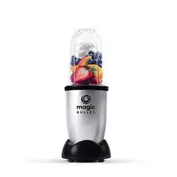 Produktbild: Magic Bullet, Elektrischer Mixer, Zerkleinerer, Smoothiemixer, Smoothie Maker, 200 Watt Leistung, Einfach und schnell in der Anwendung, Kompakt, Leicht zu reinigen, MBR03, Grau