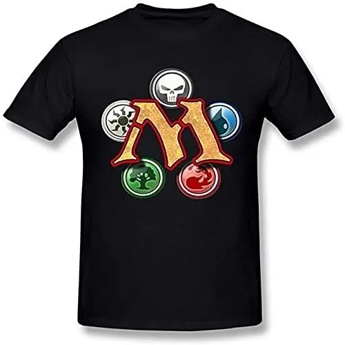 Produktbild: Magic Gathering Game Logo T-Shirt Black Unisex Mens Tops Tee M