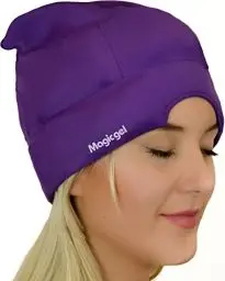 Produktbild: Magic Gel Migräne Maske - Kopfschmerzen Kühlmaske Gesicht - Migräne Kühlmaske - Eismaske - Dehnbar Bequem Abdunkelnd - Kühlmütze Kopf - Migräne Haube