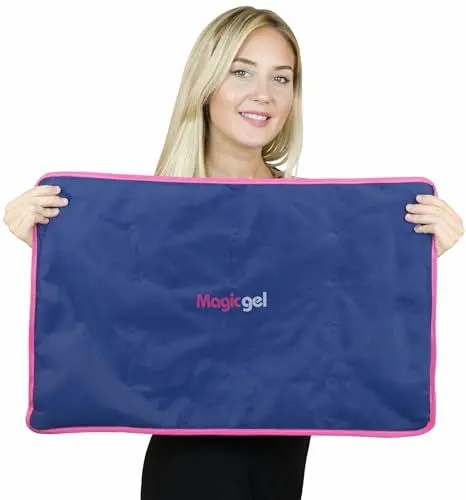 Produktbild: Magic Gel Großes Kühlpads Gel Kühlkissen Ice Pack - 60x38cm Kühlpacks Kühlkissen Gel - Kühlakku Groß Kühlgelkissen - XXL Kühl Gel Pad - wiederverwendbares Gel Kühlpad