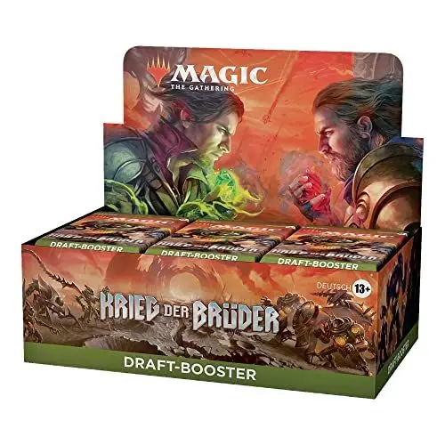 Produktbild: Magic: The Gathering Krieg der Brüder Draft-Booster-Display, 36 Booster (Deutsche Version)