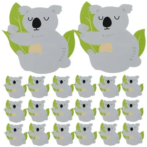 Produktbild: MAGICLULU 100St Lutscher-Süßigkeitskarten Hochzeitsgeschenkkarte Etiketten Süßigkeiten Lutscher-Karte Nachricht für Lutscher Karikatur dekorative Karte Bonbonpapier Baby
