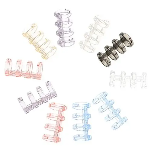 Produktbild: MAGICLULU 10St Abnehmbarer Ordner Metallkleber Binderinge loser Blattordner Lose Blattringe Ringbuchringe Ordner aus Metall Sammelalbum Ring Sammelalbum Binder segmentierter Binder Papier