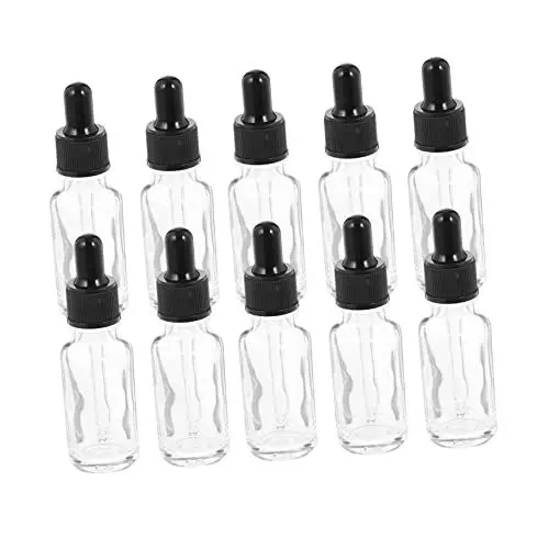 Produktbild: MAGICLULU 10St Flasche mit ätherischen Ölen glasflasche mit pipette reiseflaschen probe glasflaschen Minibehälter Parfüme Reisebehälter für Toilettenartikel nachfüllbare Glasflasche bilden