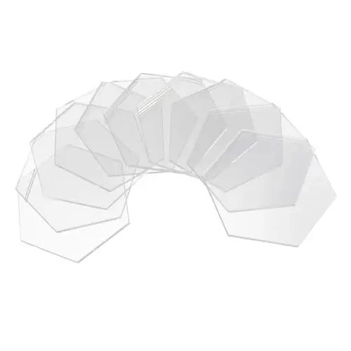 Produktbild: MAGICLULU 10Stücke Acrylplatte Transparent Dicke Für DIY Malerei Innendekoration Langlebig Bruchsicher Für Kreative Projekte