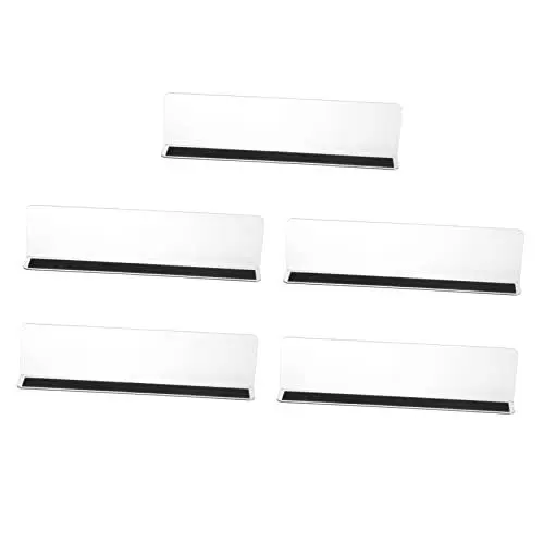 Produktbild: MAGICLULU 10 STK Warenteiler Supermarkt-klassifizierungsleitblech Geldbeutel Kunststoffschränke Trennwände Schrankregalteiler Schrankregale Regalorganisatoren Plastik Acryl PVC Handtuch Büro
