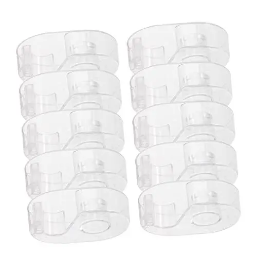 Produktbild: MAGICLULU 10st Geschenkpapier Wasseraktivierter Klebebandabroller Geschenkverpackungsklammern Mit Klebebandabroller Packbandspender Packband Mit Abroller Büro Plastik Gewidmet Schreibtisch