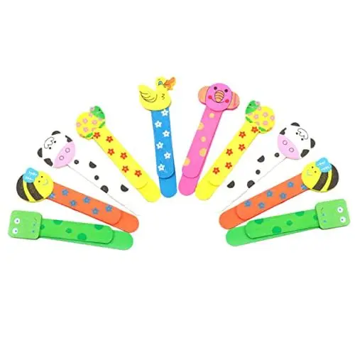 Produktbild: MAGICLULU 10 Stück Holz-lesezeichen Für Kinder Mit Waage – Lustiges Lesen Für Schüler