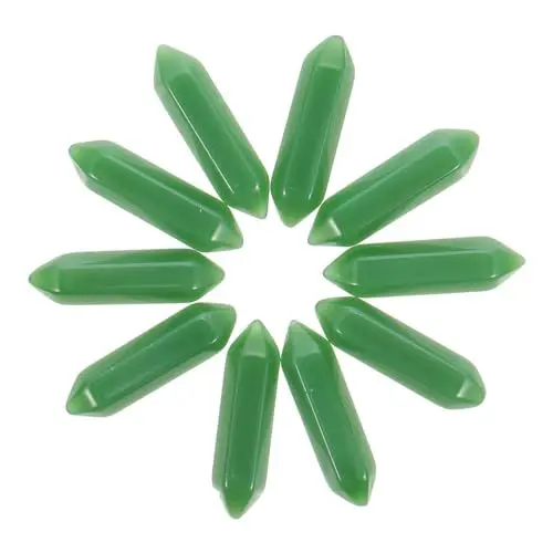 Produktbild: MAGICLULU 10stücke Tigerauge-säulen Dekorative Chakra-steine Tragbare Energiesteine Für Meditation Und Wellness-dekoration