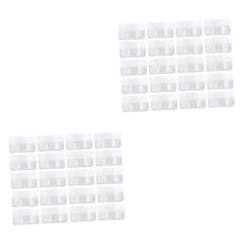 Produktbild: MAGICLULU 120 Stk kosmetische Aufbewahrungsdose Probenbehälter Kosmetikaufbewahrung Haussocken für Damen Uhrenarmband Nieten runde Töpfe runden kleine runde Flasche Lagertank Flaschen Weiß