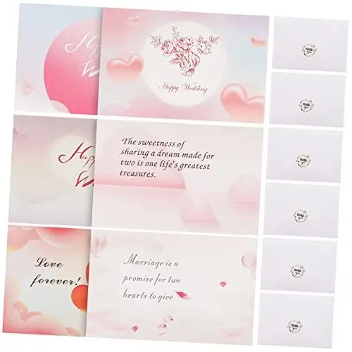 Produktbild: MAGICLULU Einladungen Zur Brautparty Hochzeitsfeier – 12 Sets Mit Karten Und Umschlägen