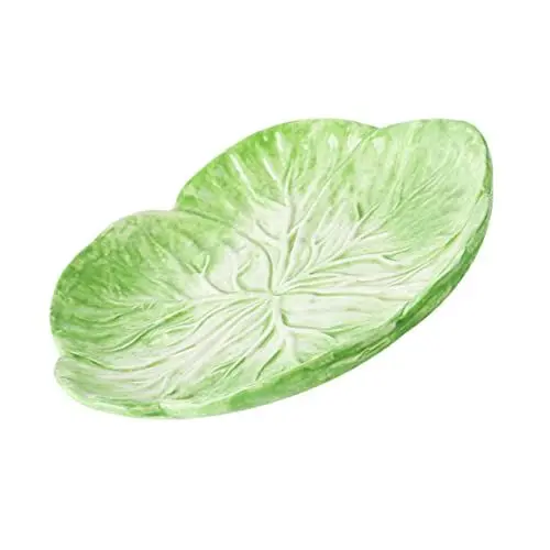 Produktbild: MAGICLULU 1Stk Platte Frühstückstablett servierplatte aus keramik Salatschüssel Gemüsefach Modellierschale für Chinakohl Schale aus Keramik Esstisch Container Salz Gericht