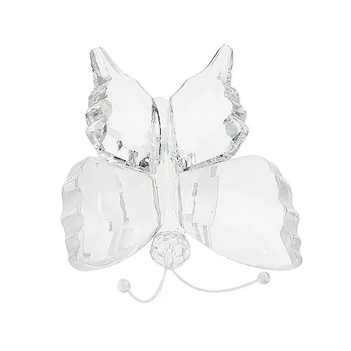 Produktbild: MAGICLULU 1Stk Kristall Schmetterling Feng-Shui-Kristall sammlerfiguren bürodeko büro Dekoration Geschenk Glasfiguren Ornament übersichtliche Figurensammlung Tier Zubehör Base Skulptur