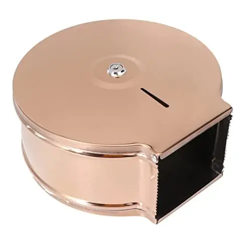 Produktbild: MAGICLULU 1Stk Papierhandtuchhalter Rollenhalter Handseifenspender Handtuchspender Würfel Handspender Auto Toilettenpapierrollenhalter inoxlm Lagerregal für zu Hause Taschentuchhalter Golden
