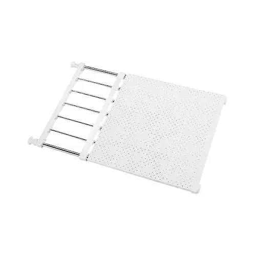 Produktbild: MAGICLULU Einziehbarer Kleiderschrank-teiler 1 Set Schrank-Organizer Schraubenlos Feineinstellung Platzsparend Vielseitig Einsetzbar