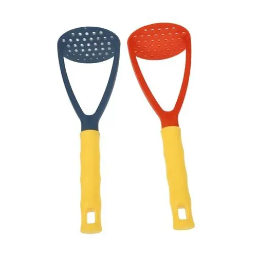 Produktbild: MAGICLULU Manuelles Kartoffelstampfer-Set 2-teilig Kartoffelstampfer-Werkzeug für Zuhause rutschfest Leicht Zu Reinigen