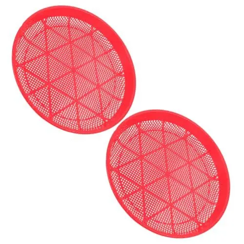 Produktbild: MAGICLULU Rundes Reissieb Aus Kunststoff Großer Durchmesser Getreidesieb Kehrschaufel Trocknungsschaufel Für Das Wohndesign