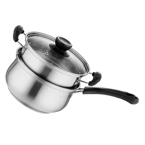 Produktbild: MAGICLULU 1 Satz Milchtopf Pfannenwender Instant-nudeltopf Edelstahl 304 Baby Kaffee