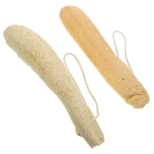Produktbild: MAGICLULU 2 Stücke Wiederverwendbare Reinigungsbürste Griff Gericht Luffa Schwamm Wäscher für Küche Arbeitsplatte Fenster Tisch Spiegel
