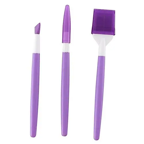 Produktbild: MAGICLULU 1 Satz Werkzeug zum Schnitzen von Keksen modellierwerkzeug modelierwerkzeug Kuchenformen Pullover Ausstecher Kreis Bausatz Kuchendekorationsstift Tortenschnitzstift Plastik Violett