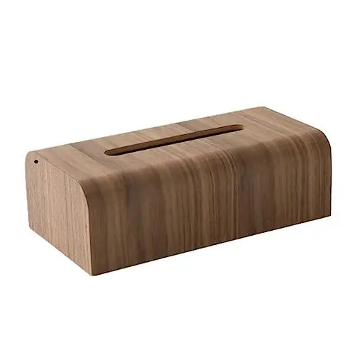 Produktbild: MAGICLULU 1pc Holz Serviettenbox Desktop Tissue Tabletop Tissue Case Schlafzimmer Supplies Dekorative Tissue Box