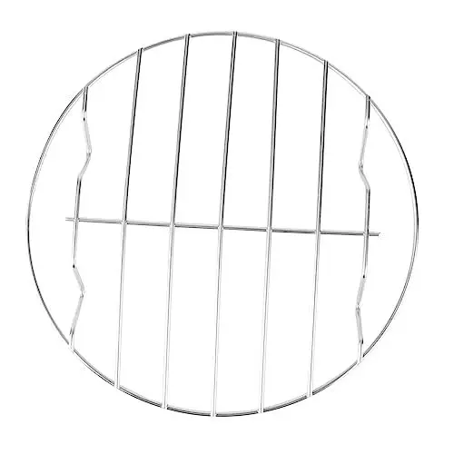 Produktbild: MAGICLULU Dampfgarer Rack Aus Für Küche Robuster Geschirrhalter Für Zuhause Geeignet Zum Dämpfen Von Fisch Gemüse Und Silber