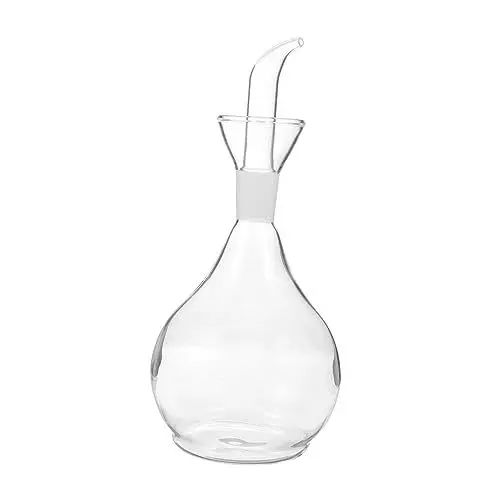 Produktbild: MAGICLULU 1stk Öler Aus Glas Spender Für Olivenöl Essigflasche Aus Glas Ölkaraffe Senf Essig Karaffe Öl- Und Essigspender Ausgießer Für Ölflaschen Kieselgel Außerirdischer Hohe Kapazität