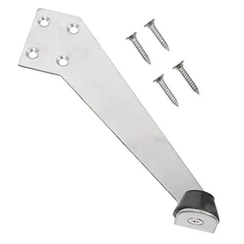 Produktbild: MAGICLULU 1stk Türöffnungsbegrenzer Türstopper Aus Metall Türstopper Aus Stahl Unterlegkeile Stoßstangen Türanschlagschutz Wand Türstopper Rutschfest Rostfreier Stahl Schlafzimmertür Büro