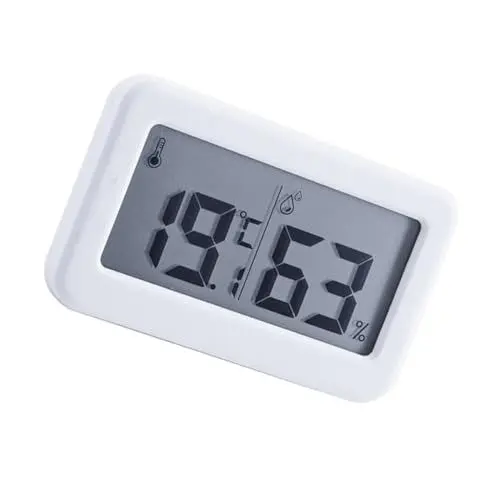 Produktbild: MAGICLULU Praktischer Hygrometer Digitales Thermometer Wecker Genauer Temperatur- Und Feuchtigkeitsmonitor Für Studentenzimmer Zu Hause