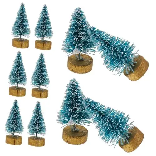 Produktbild: MAGICLULU 24 Stücke Mini Weihnachten Bäume Lagerung Tasche Weihnachten Schmuck Ornamente für Home Décor Produkte Festival Dekorative