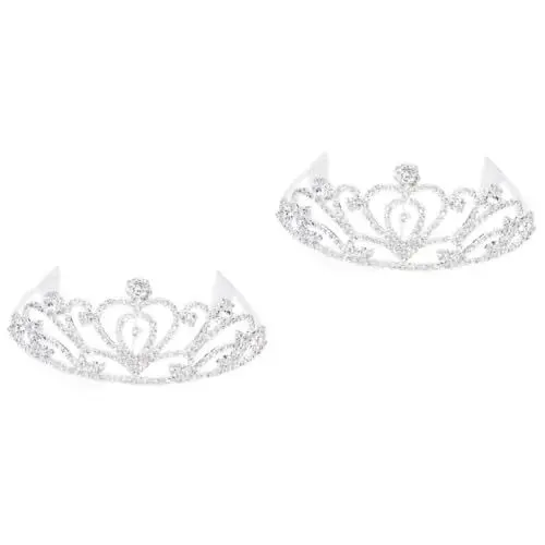 Produktbild: MAGICLULU 2St Haarklammer Haar graceling Prinzessinnenschmuck für Mädchen Kinderschmuck Kleidung haarnadeln Brautkrone Haarspangen für die Braut Windmühle Zubehör Brautmode Kopftuch