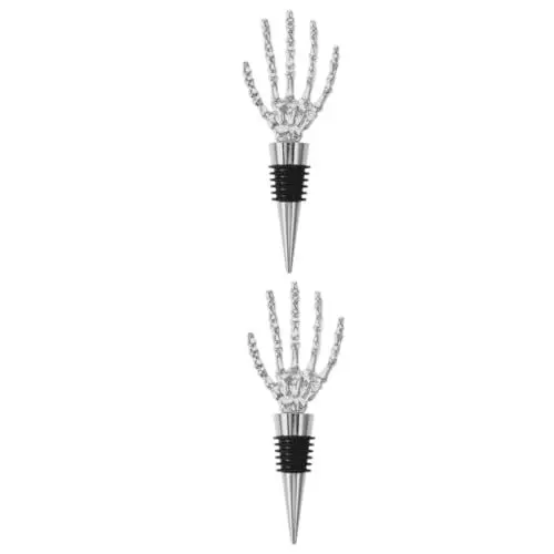 Produktbild: MAGICLULU 2St Halloween Weinstopper Halloween Getränkeflaschenverschluss Halloween Flaschenstopfen Urlaub Weinflaschenverschluss Weinverschlüsse für Weinflaschen Weinverschlüsse für Flaschen