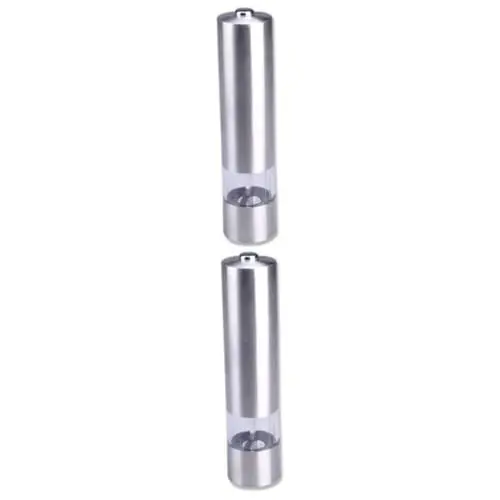 Produktbild: MAGICLULU 2St Küchenhilfe elektrische Pfeffermühle elektronische Pfeffermühle elektrische elektronische Mühle Pfeffermühle und Salzstreuer Silver