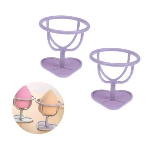 Produktbild: MAGICLULU 2St Power Puff Ständer Rack Make-up-Schwamm-Aufbewahrungsregal Halterung für Puderquaste schmink aufbewahrungsboxen kosmetikaufbewahrungsboxen Mixer Mixer Make-up-Schwämme Obst