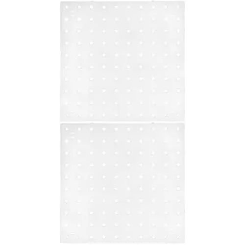 Produktbild: MAGICLULU 2St perforierte Platte Steckbrettplatte Garagenorganisation plastikteller kunststoffbrett Arbeitstisch Werkstatt-Pegboard-Tool-Organizer Garage Organisation Lagerung Wandplatte