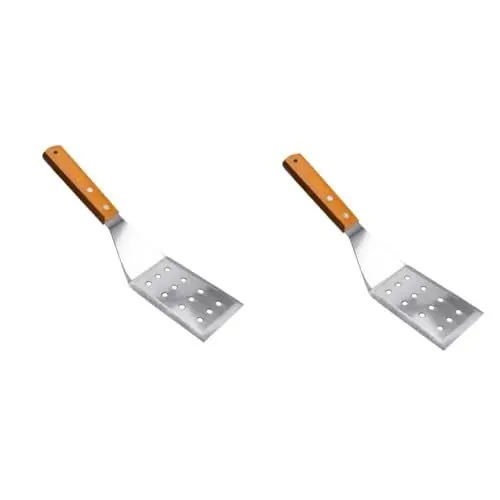 Produktbild: MAGICLULU 2St stainless steel inoxlm pizza shovel mutfak aksesuarları holzstiel Kuchenheber kuechenarmaturen easy-clean kitchen zubehör Holzgriff Backwerkzeug Schaber Kochspatel