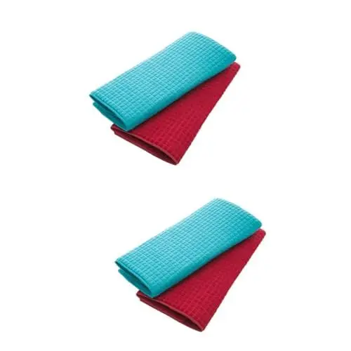 Produktbild: MAGICLULU 2 Stücke Matte Wiederverwendbare Geschirr Trocknen Teller Trocknen Matte 30x40cm Küche Zähler Matte