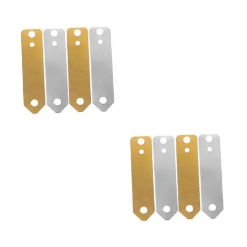 Produktbild: MAGICLULU 2 Sätze Elektrodenmaterial Zinkelektrodenstreifen Zum Beschichten Leitfähiger Streifen Zinkstreifen Zum Galvanisieren Zinkanodenpads Zinkplatten Laborausrüstung 4 Stück * 2