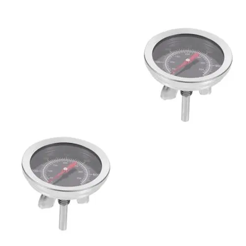 Produktbild: MAGICLULU 2 Stück Präzises Digitales Thermometer Zum Kochen Backen Ofenthermometer Edelstahlkonstruktion Für Haushaltsgrill